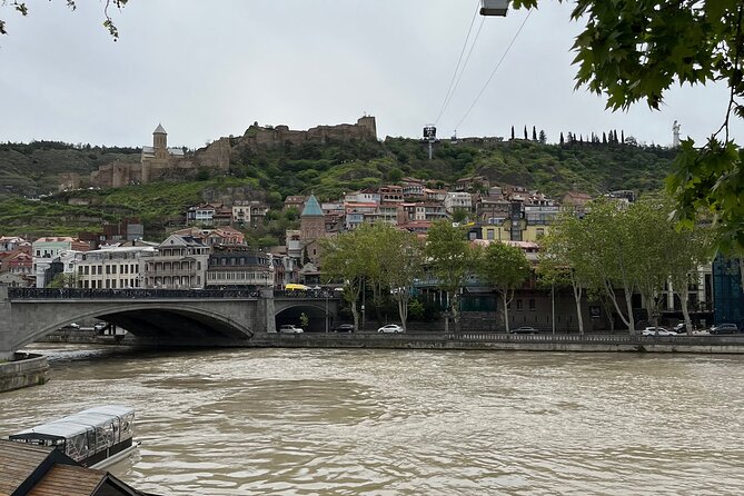 Old Tbilisi Private Walking Tour with Wine Tasting and Cable Car - The cable car to Narikala Fortress