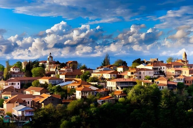 One Day Kakheti Tour with Wine Tasting and Free Churchkhela - Leaving Meidan Bazar and settling into the ride