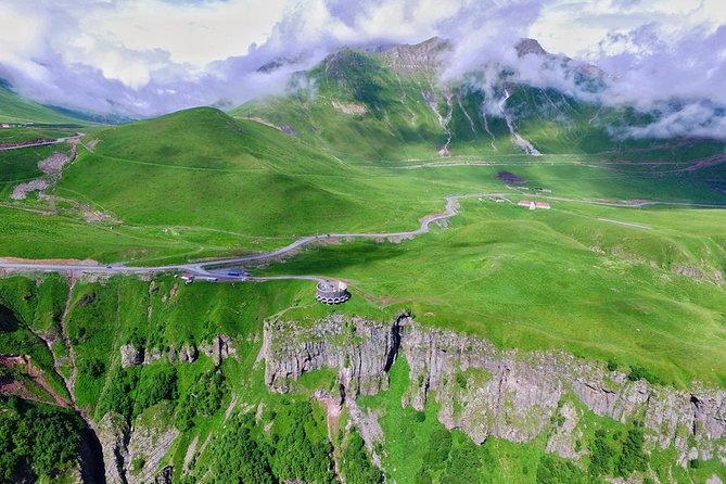 One day trip to highest mountains Kazbegi from Tbilisi - Gudauri marks the climb into high country