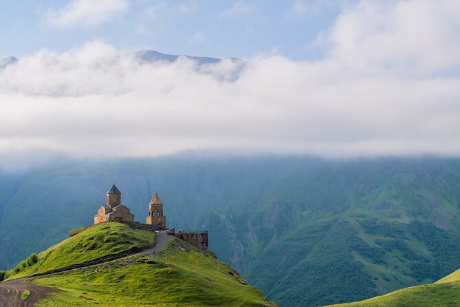 PRIVATE Day-Trip to Kazbegi (The most popular tour in Georgia) - Gergeti Trinity Church above Stephantsminda