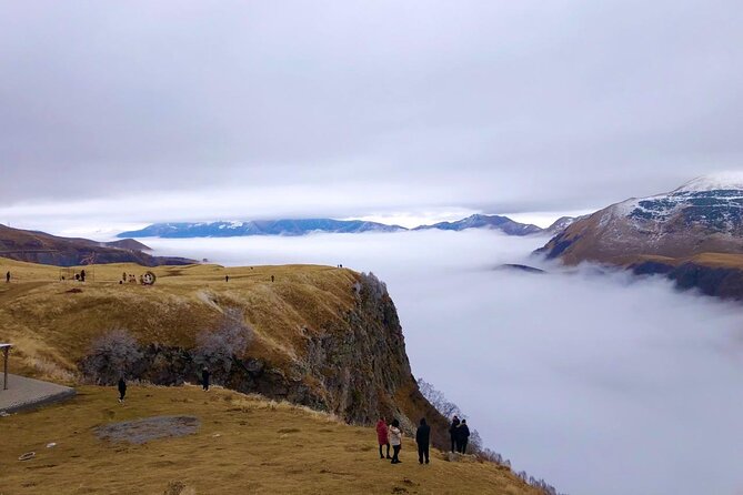 Private Kazbegi and Gudauri Mountain Tour - Ananuri Castle: stone walls beside the water