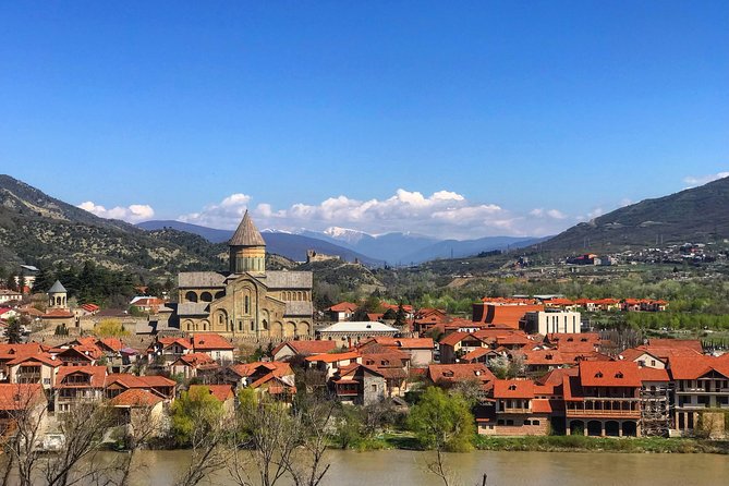 Private Tour to Mtskheta Stalin Museum Uplistsikhe Caves - Jvari Church and the view over Mtskheta