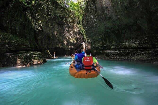 Prometheus Caves, Martvili Canyons Private Day Trip - Martvili Canyon, green water and a short boat journey