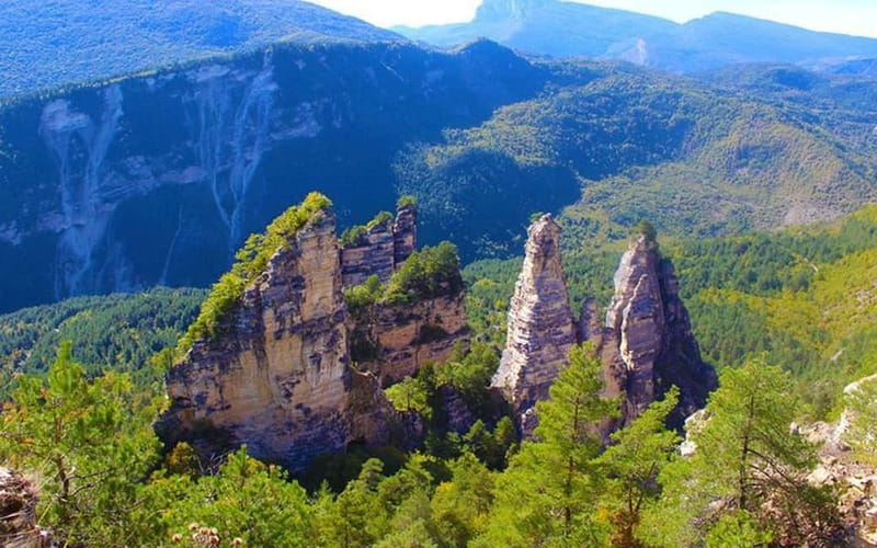 Racha-Lechkhumi Mountain tour from Kutaisi - Walking among the Sairme Pillars