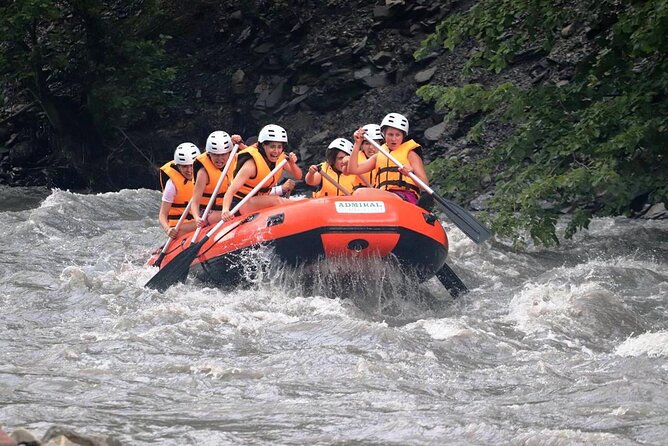 Rafting - Getting on the water for a 7 to 8 kilometer run