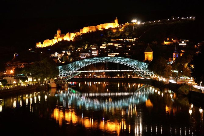 Tbilisi by Night Walking Tour - Bridges, river lights, and the first big city views