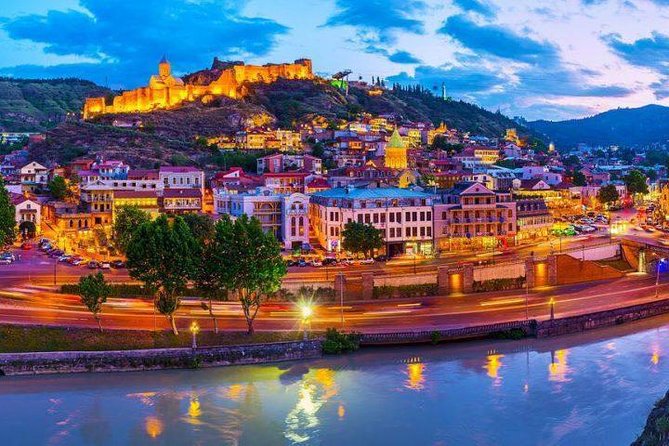 Tbilisi City, Jvari Monastery, Uplistsikhe caves, Mtskheta city Private Day Trip - The Bridge of Peace, Rike Park, and the Kura River