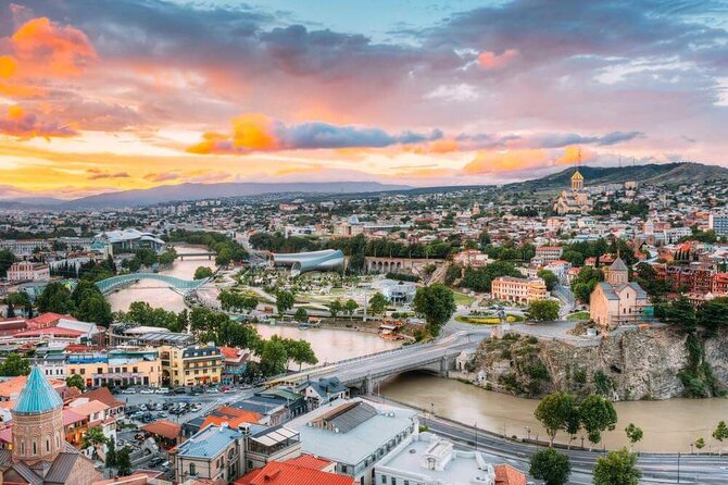 Tbilisi City Tour, Most Popular Tourists Destinations In The Capital Of Georgia - Kartlis Deda and Narikala Fortress