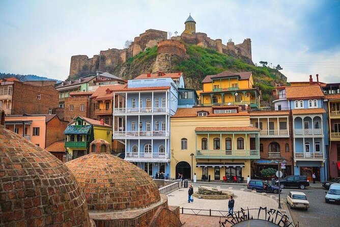 Tbilisi City Tour, Most Popular Tourists Destinations In The Capital Of Georgia - Abanotubani and the sulphur waterfall