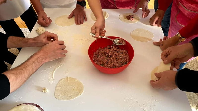 Tbilisi: Cooking Class with a Local Family - Eggplant with walnuts, salad, and mchadi