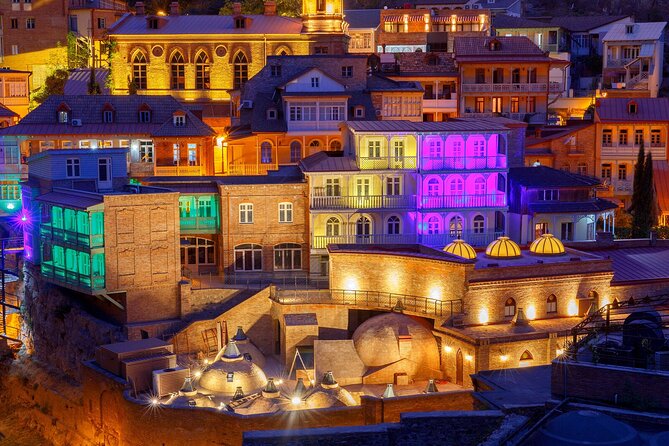 Tbilisi:Evening Walking & Talking Tour with Wine & Boat Ride - Starting at Rose Revolution Square