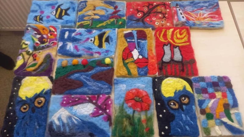 Tbilisi: Felting Art & Wool Craft at Local Workshop - Creating your own colorful keepsake