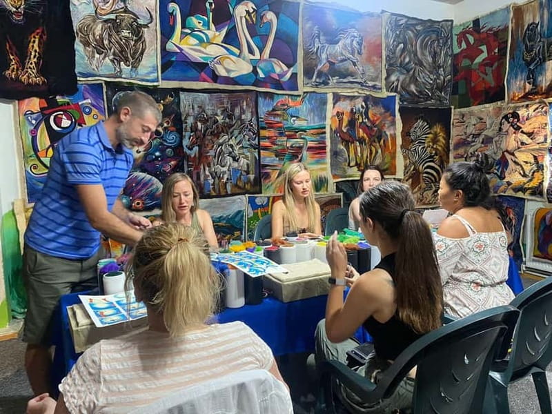 Tbilisi: Felting Art & Wool Craft at Local Workshop - Meeting at the black door near Wine Palace