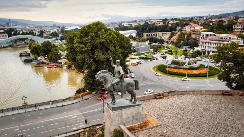 Tbilisi: Guided Tour to the Top 10 Sightseeing Attractions - Freedom Square and the route toward the Clock Tower