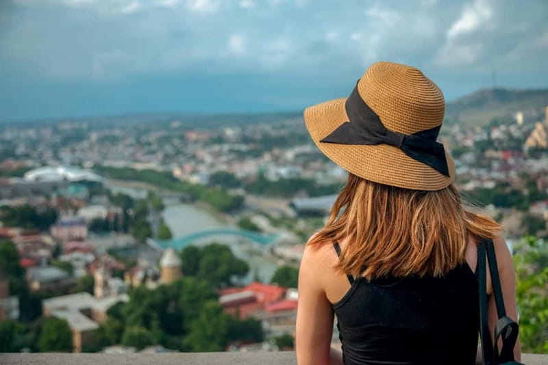 Tbilisi: Historic & Modern City tour with 2 Cable Car rides - The first cable car and the best old-town viewpoint