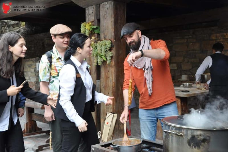 Tbilisi: Kakheti Horse Riding, Wine Tasting, and Cooking … - Inside the 7.7-Kilometer Kvareli Wine Cave