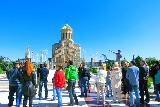 Tbilisi - Mtskheta - Jvari. Full City Tour on Hop On Hop Off Bus - Stop 7: Jvari Monastery and the view over Mtskheta
