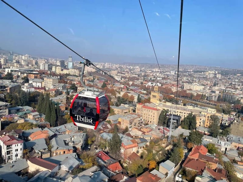 Tbilisi:New cable car, Mtatsminda with Lagidze water Tasting - Meeting at the Radisson Blu Iveria entrance