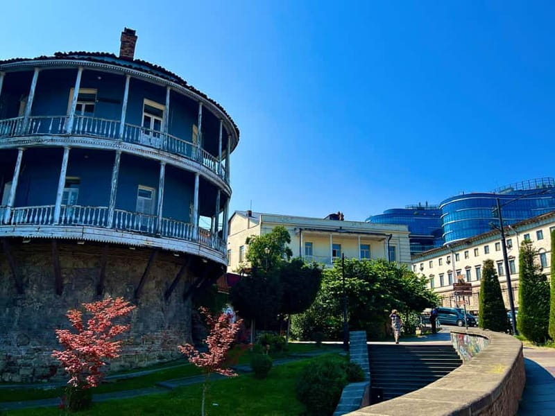 Tbilisi: Old & New City Guided Tour with 15 Tastings & Wine - The Bridge of Peace and Rike Park