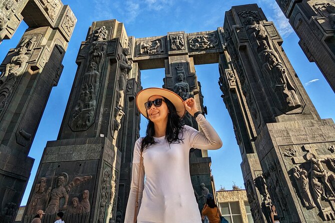 Top highlights of Tbilisi: Old City Sameba Chronicles of Georgia - The Bridge of Peace and a symbol of new Tbilisi