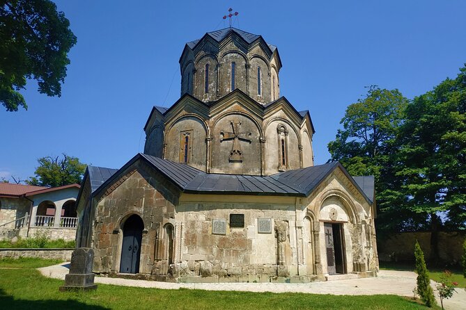 Tour to Katskhi Pillar&Chiatura from Tbilisi (Mghvimevi,Cableway, Ubisa,Tsitska) - Mgvimevi, a church built into the rock