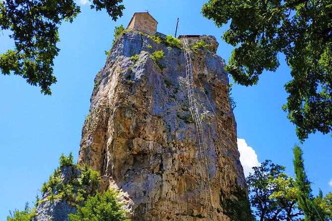 Tour to Katskhi Pillar&Chiatura from Tbilisi (Mghvimevi,Cableway, Ubisa,Tsitska) - Ubisa Monastery and Georgia’s remarkable frescoes