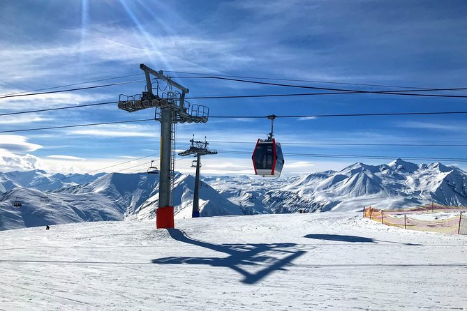 Tour to Kazbegi Ananuri Zhinvali Gudauri Full Day - Gudauri marks the climb into high country
