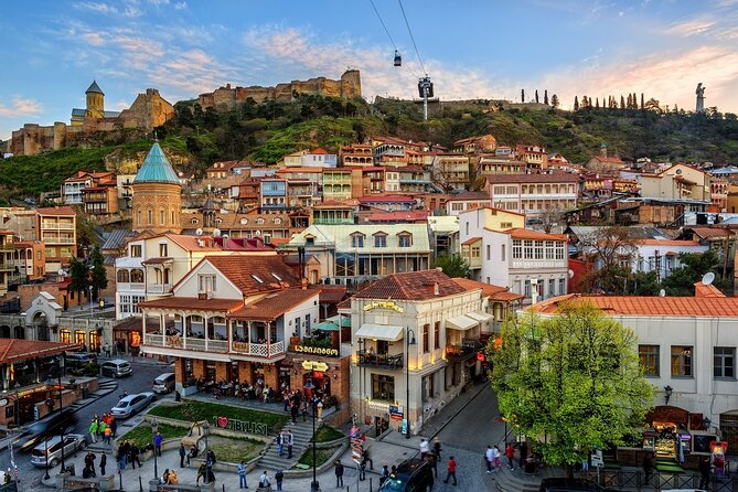 Two Capitals in One Day: Tbilisi and Mtskheta Combo Tour - Jvari Church: the view above Mtskheta