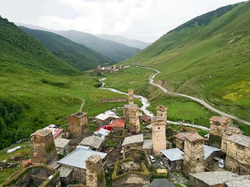 Ushguli: Horse Riding Tour to Shkhara Glacier - Leaving Ushguli on Horseback