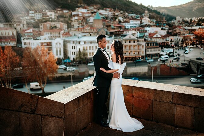 Wedding in Georgia - Bridal hair and makeup at a Tbilisi salon